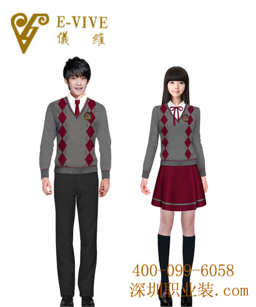 中學(xué)春秋季制服裝