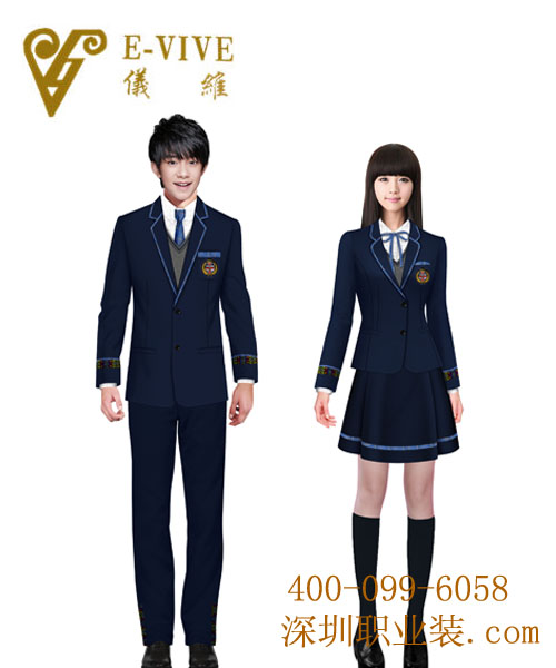 中學(xué)冬季制服裝